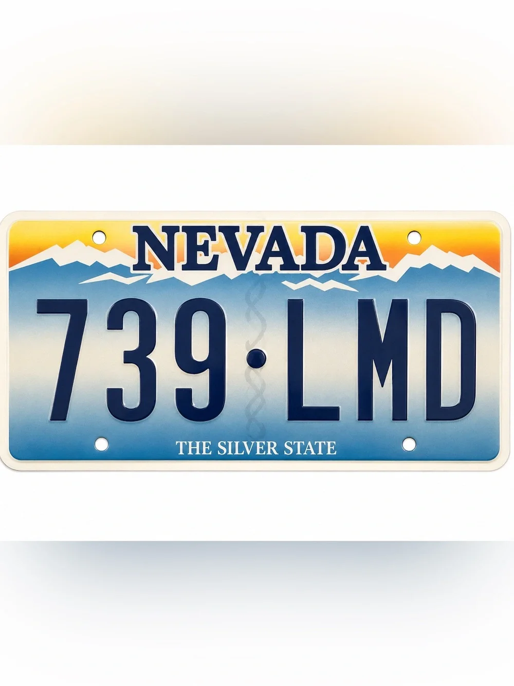 Nevada The Silver State License Plate